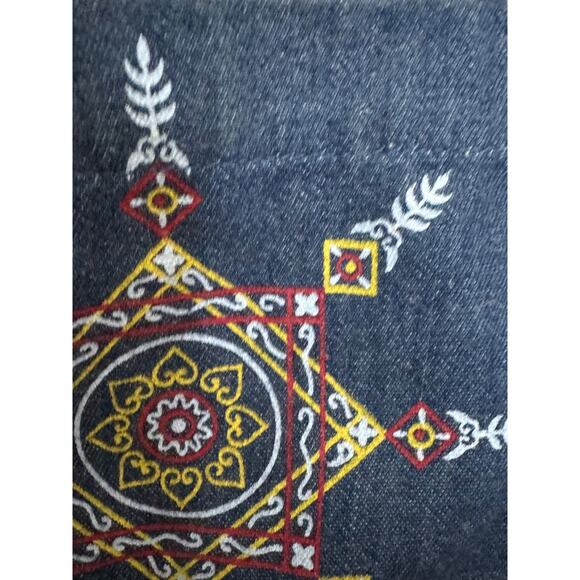 ALLURE Women’s Size Medium Jacket Patchwork Button Front Art To Wear - Picture 5 of 10